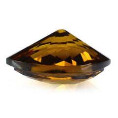 WHISKY QUARTZ CARVED CHECKER TOP ONION 16X12MM 7.00 Cts.