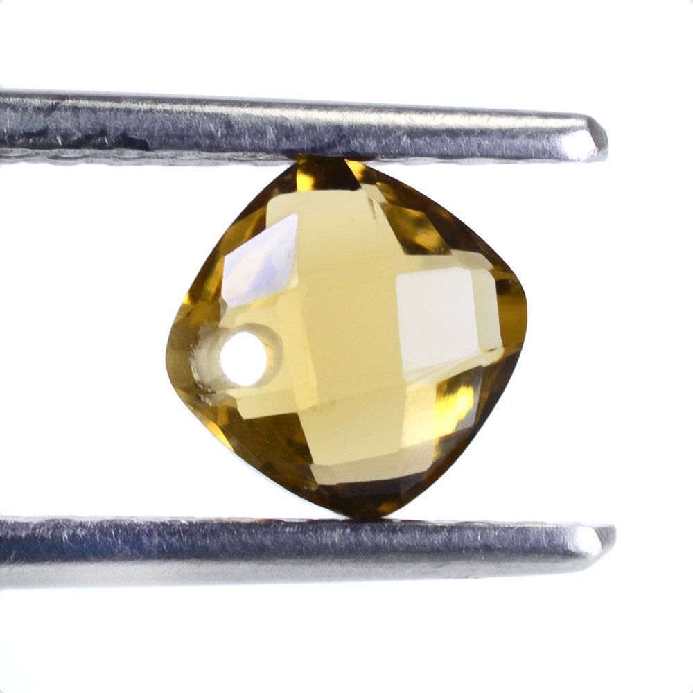 WHISKY QUARTZ BRIOLETTE CUSHION (FULL DRILL) 5MM 0.80 Cts.