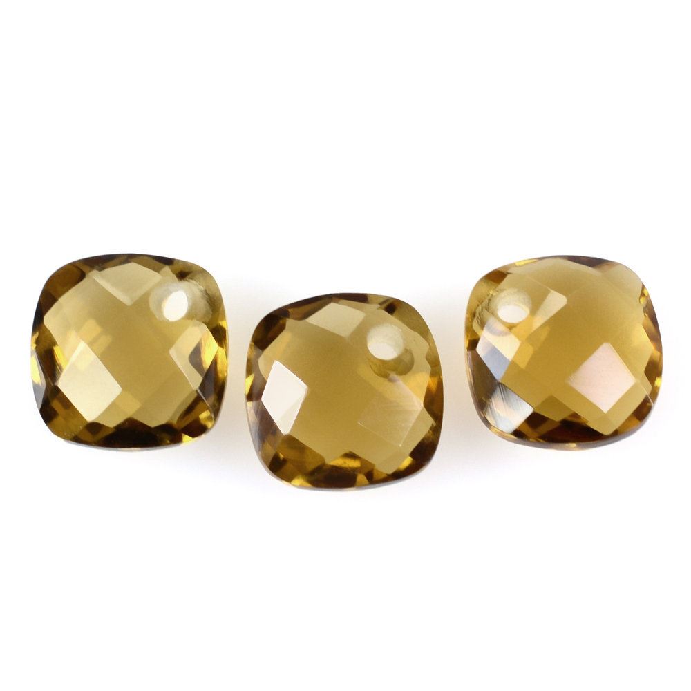 WHISKY QUARTZ BRIOLETTE CUSHION (FULL DRILL) 5MM 0.80 Cts.