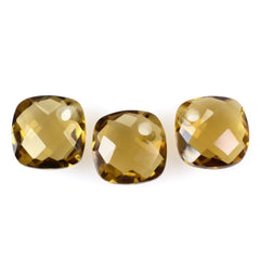 WHISKY QUARTZ BRIOLETTE CUSHION (FULL DRILL) 5MM 0.80 Cts.