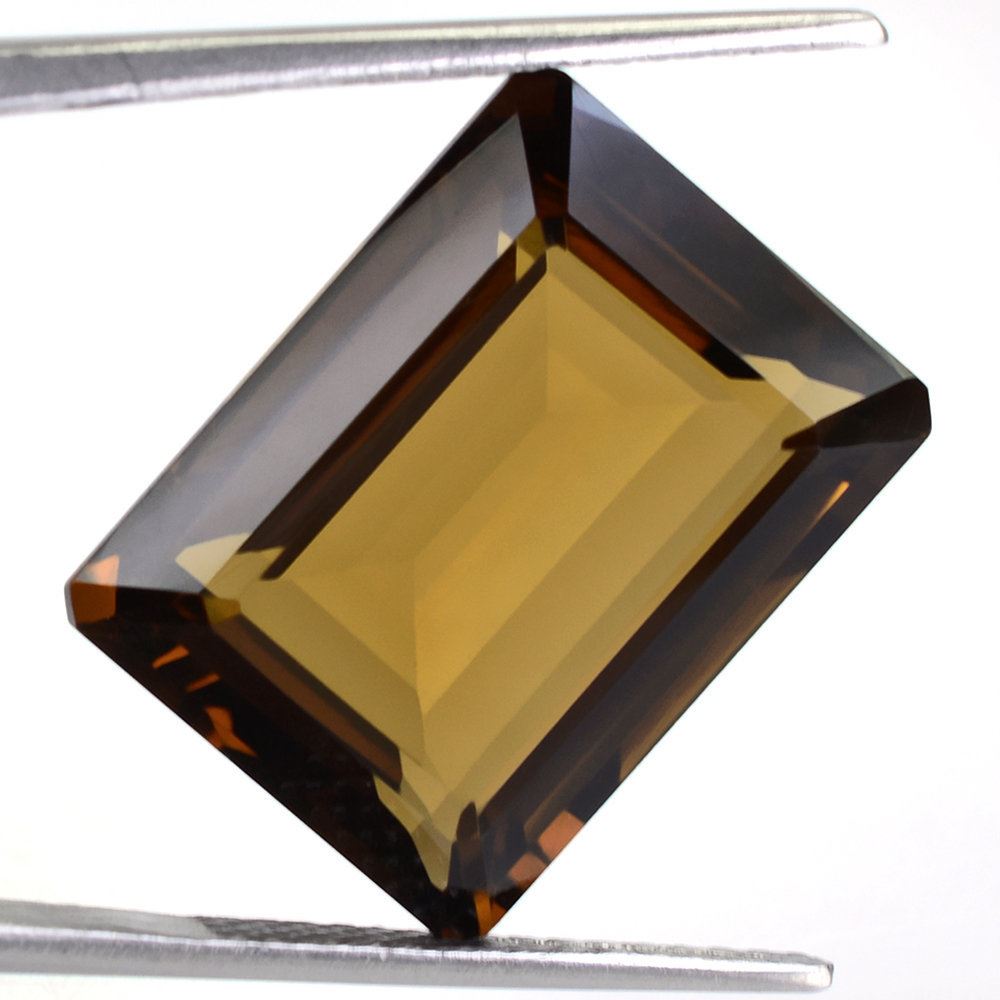 WHISKY QUARTZ CUT OCTAGON 20X15MM 22.05 Cts.