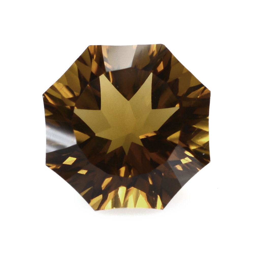 WHISKY QUARTZ NINETY CUT ROUND 8MM 2.00 Cts.