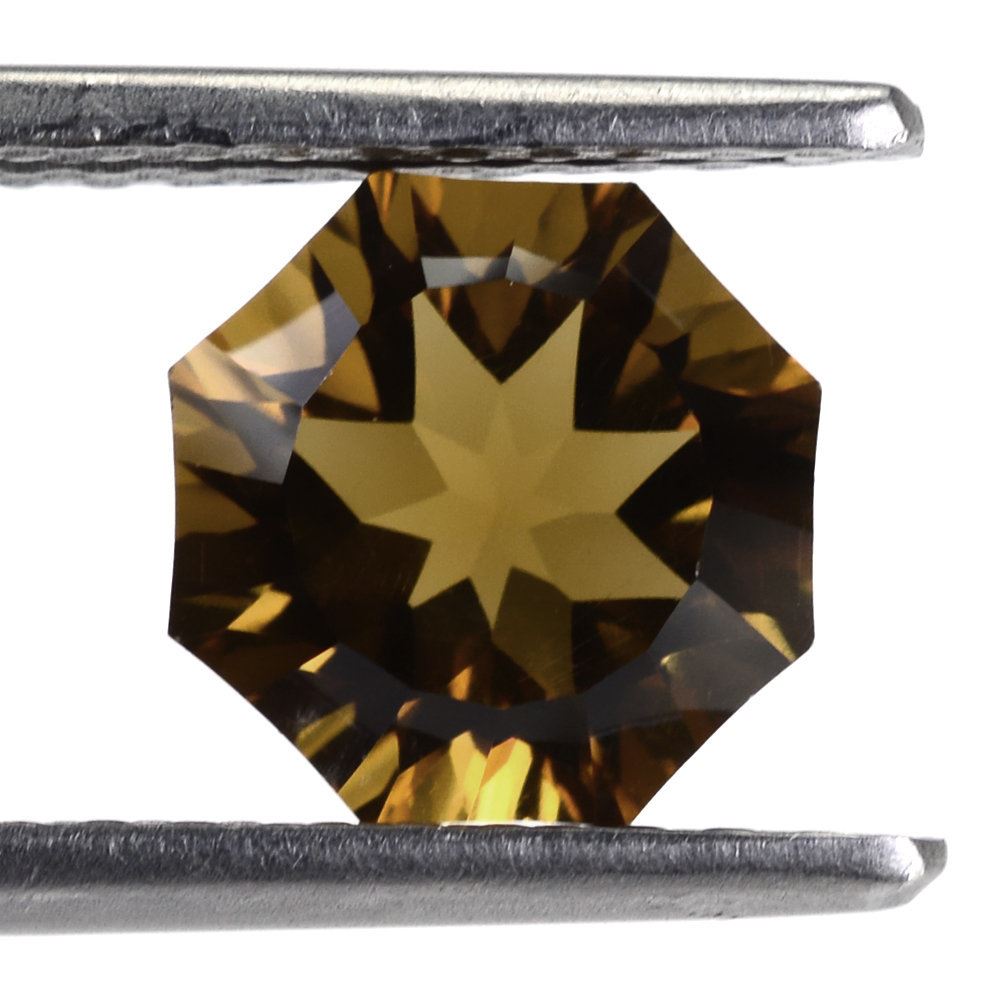 WHISKY QUARTZ NINETY CUT ROUND 8MM 2.00 Cts.