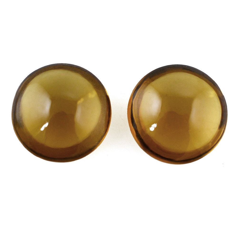 WHISKY QUARTZ LENTIL ROUND 9MM 2.13 Cts.