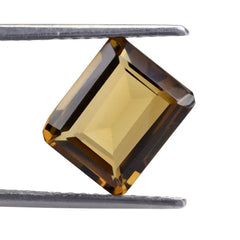 WHISKY QUARTZ CUT OCTAGON 11X9MM 4.03 Cts.