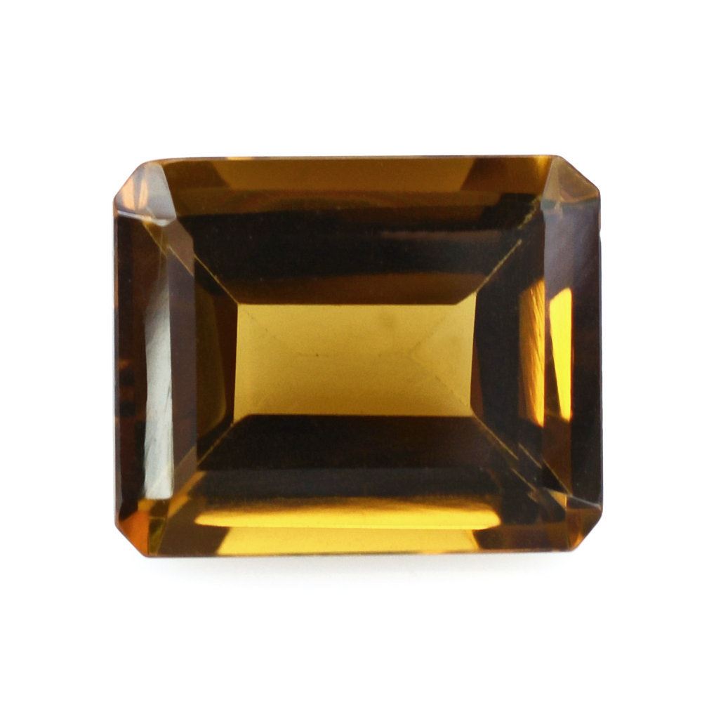 WHISKY QUARTZ CUT OCTAGON 11X9MM 4.21 Cts.