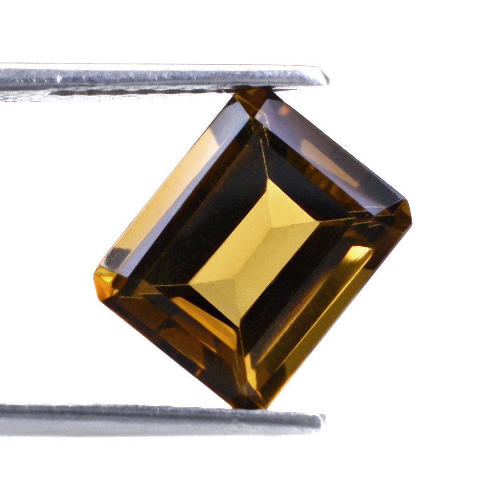 WHISKY QUARTZ CUT OCTAGON 11X9MM 4.21 Cts.