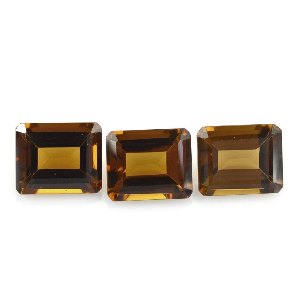 WHISKY QUARTZ CUT OCTAGON 11X9MM 4.21 Cts.