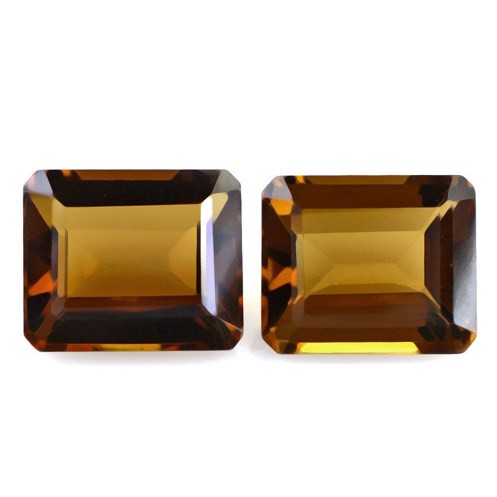 WHISKY QUARTZ CUT OCTAGON 12X10MM 5.60 Cts.