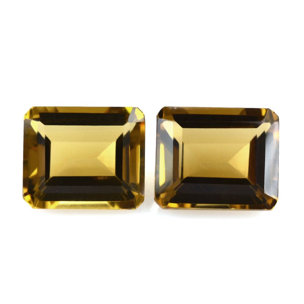 WHISKY QUARTZ CUT OCTAGON 12X10MM 5.75 Cts.