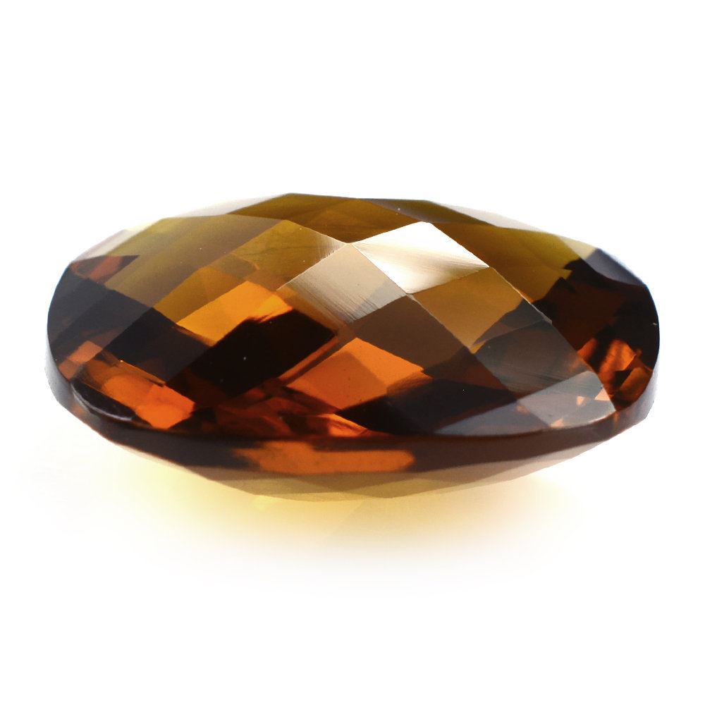 WHISKY QUARTZ BRIOLETTE CUSHION 18MM 15.98 Cts.