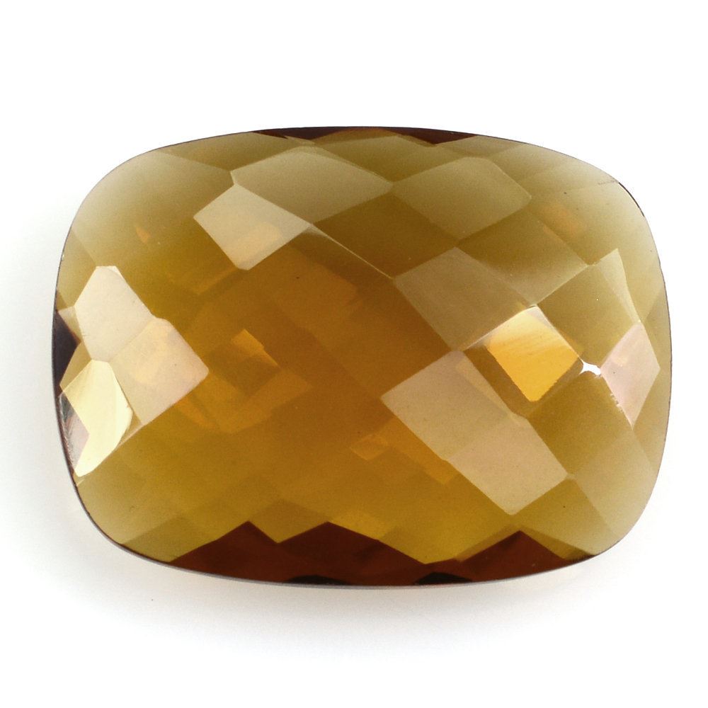 WHISKY QUARTZ BRIOLETTE CUSHION 20X15MM 11.94 Cts.