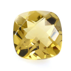 WHISKY QUARTZ CHECKER CUT CUSHION 9MM 1.45 Cts.