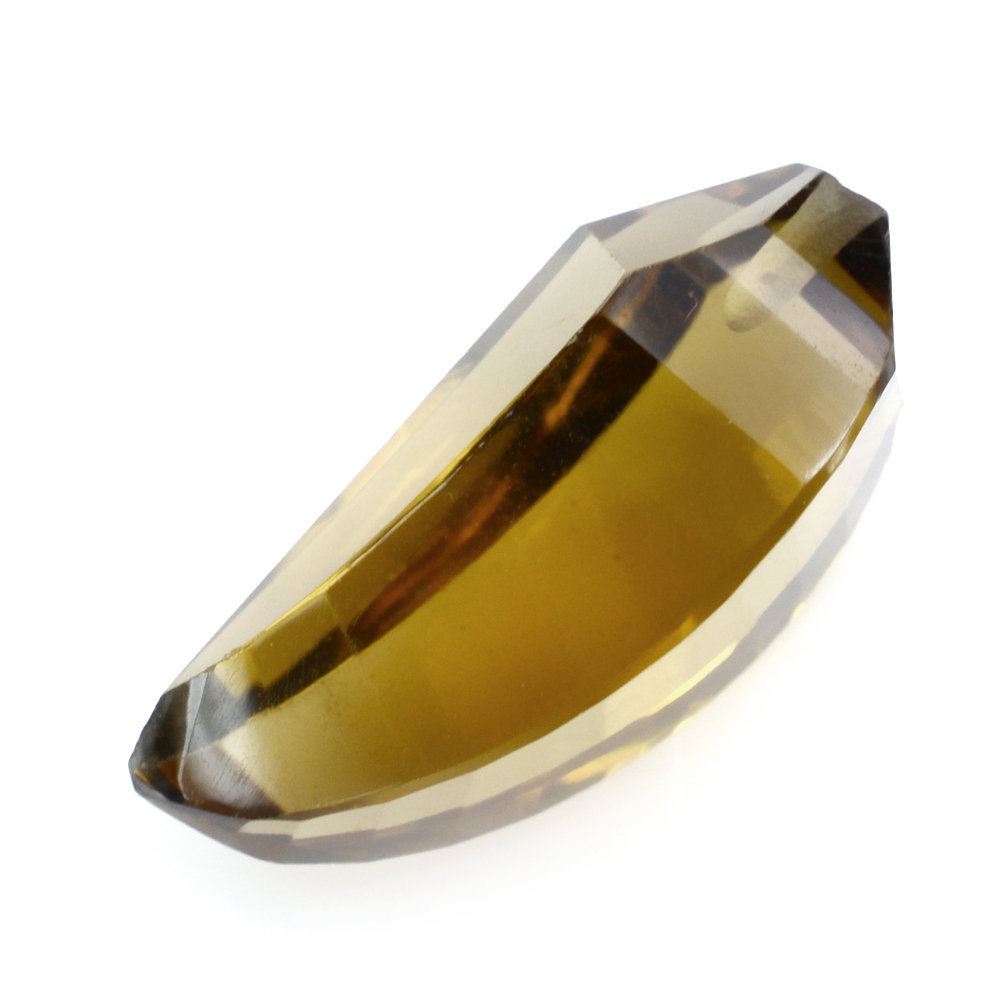 WHISKY QUARTZ LADY FINGER (DES#19) (HALF DRILL 1MM) 16X7MM 5.35 Cts.