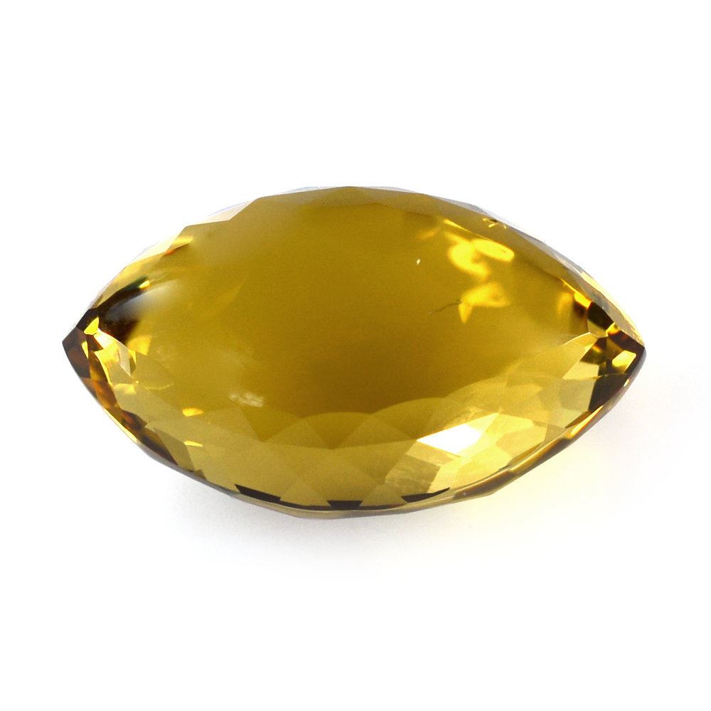 WHISKY QUARTZ IRREGULAR CUT BUFFTOP MARQUISE 16.30X9.50MM 9.50 Cts.