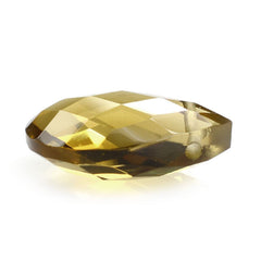 WHISKY QUARTZ BRIOLETTE PEAR (FULL DRILL 1MM) 15X9MM 5.02 Cts.