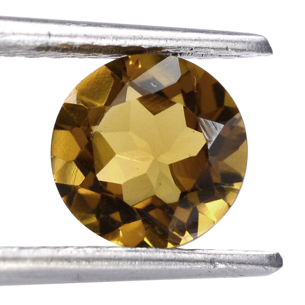 WHISKY QUARTZ CUT ROUND 8MM 1.71 Cts.