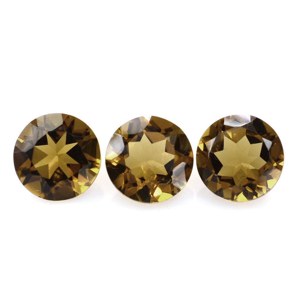 WHISKY QUARTZ CUT ROUND 8MM 1.71 Cts.