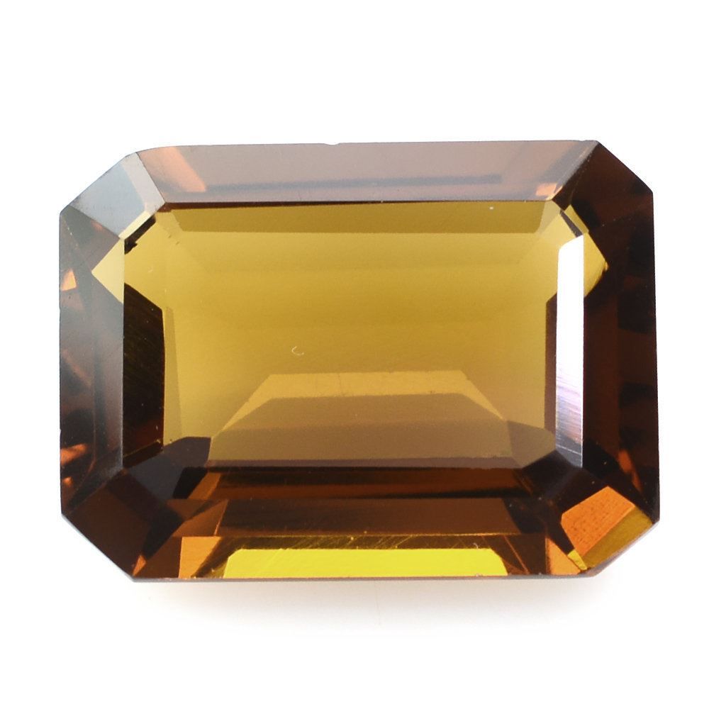 WHISKY QUARTZ CUT OCTAGON 16X12MM 8.90 Cts.