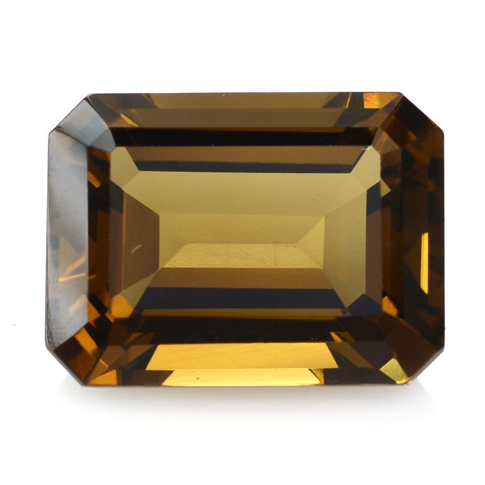 WHISKY QUARTZ CUT OCTAGON 16X12MM 11.10 Cts.