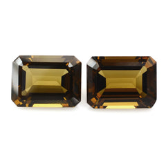 WHISKY QUARTZ CUT OCTAGON 16X12MM 11.10 Cts.