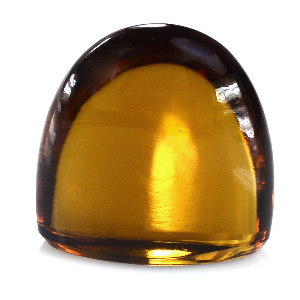 WHISKY QUARTZ HALF OVAL CAB 20MM 32.30 Cts.