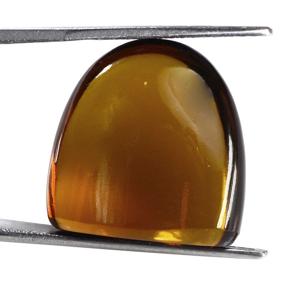 WHISKY QUARTZ HALF OVAL CAB 20MM 32.30 Cts.