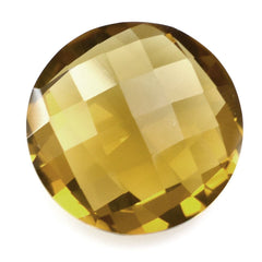 WHISKY QUARTZ BRIOLETTE ROUND 16MM 10.65 Cts.