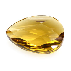 WHISKY QUARTZ CONCAVE BRIOLETTE PEAR 13X9MM 2.93 Cts.