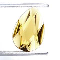 WHISKY QUARTZ CONCAVE BRIOLETTE PEAR 13X9MM 2.93 Cts.