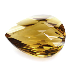 WHISKY QUARTZ CONCAVE BRIOLETTE PEAR 18X13MM 9.98 Cts.