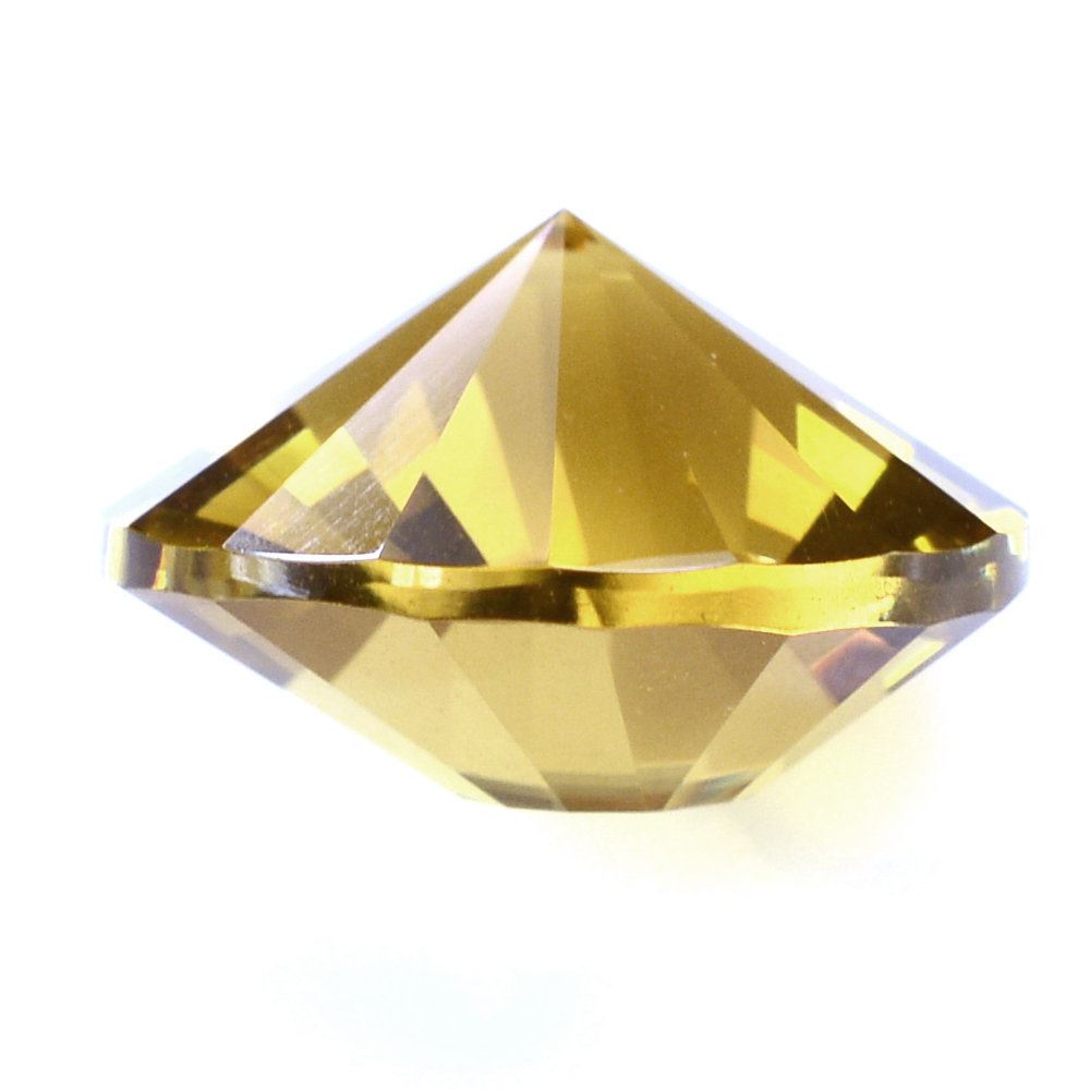 WHISKY QUARTZ BINGO ROUND (DES#97) 14MM 8.15 Cts.