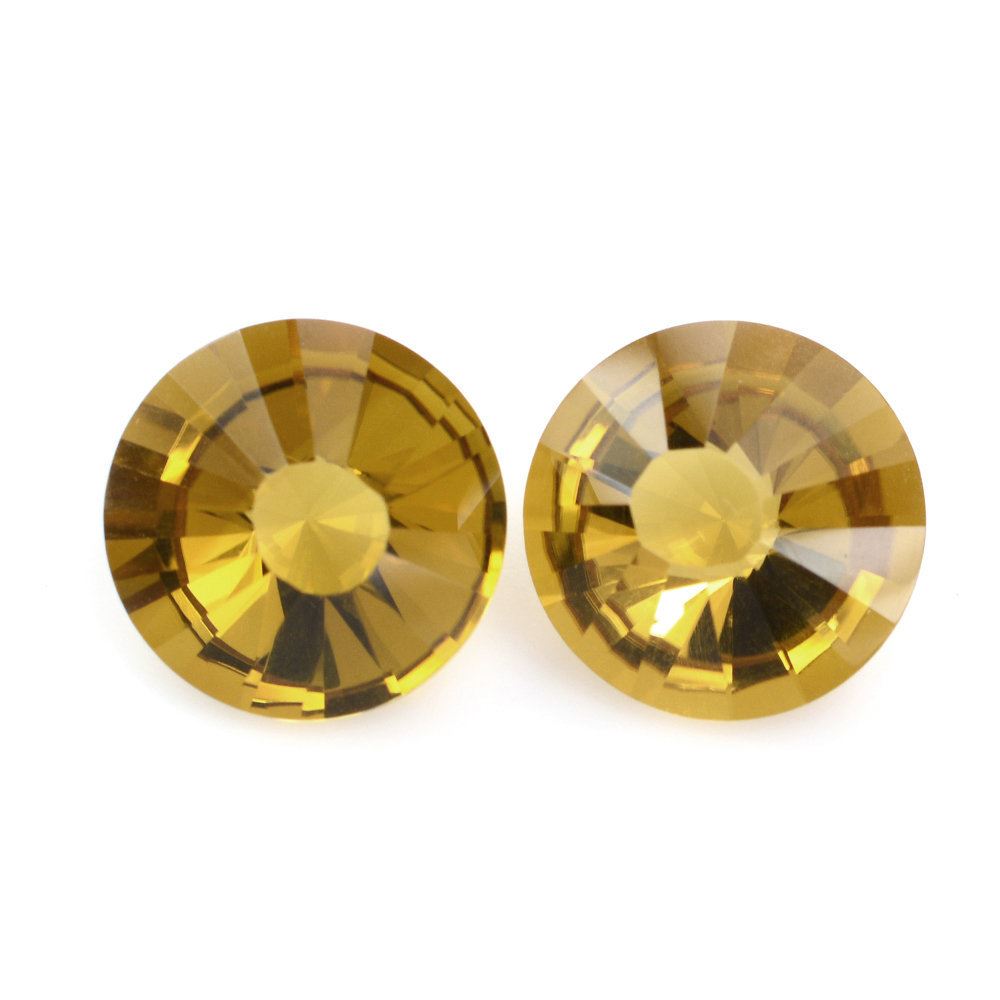 WHISKY QUARTZ BINGO ROUND (DES#97) 14MM 8.15 Cts.