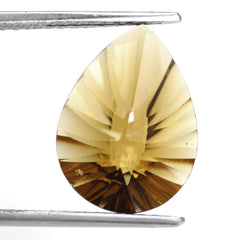 WHISKY QUARTZ CONCAVE BRIOLETTE PEAR (DES#14) 16X12MM 5.85 Cts.