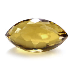 WHISKY QUARTZ IRREGULAR CUT BUFFTOP MARQUISE 22.10X12MM 20.15 Cts.