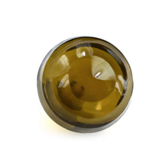 WHISKY QUARTZ CONCAVE BALL (HALF DRILL) (DES#137) 8MM 3.71 Cts.