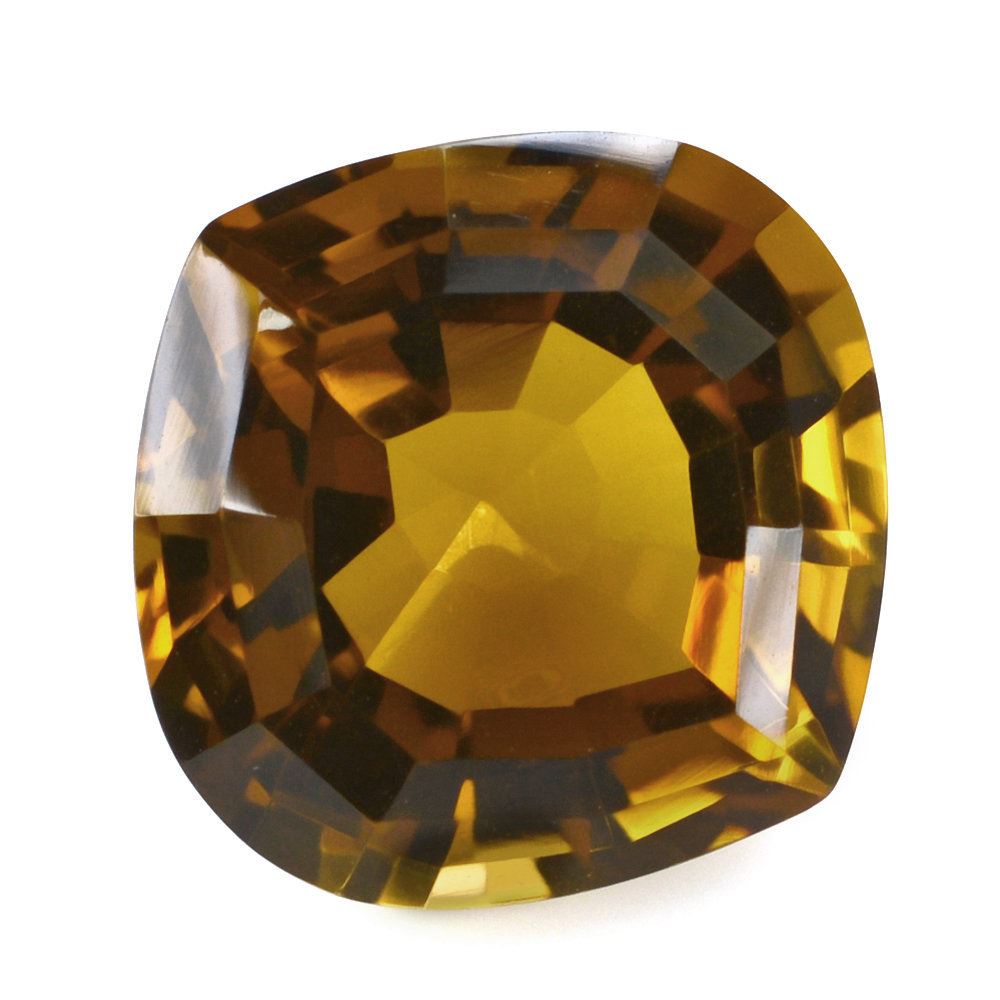 WHISKY QUARTZ STEP CUT ONION (DES#67) 14MM 8.20 Cts.