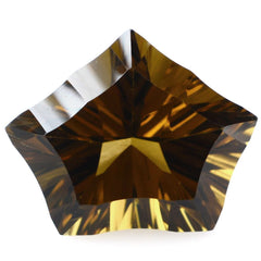 WHISKY QUARTZ CONCAVE CUT PENTAGON (DES#8) 16X13MM 7.55 Cts.