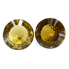 WHISKY QUARTZ NIRVANA CUT ROUND (DES#81) 14MM 8.53 Cts.