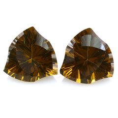 WHISKY QUARTZ LEAF CONCAVE TRILLION (DES#125) 14MM 7.71 Cts.