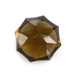 WHISKY QUARTZ NINETY CUT ROUND (DES#83) 10MM 3.59 Cts.