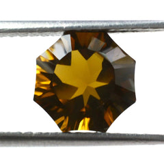 WHISKY QUARTZ NINETY CUT ROUND (DES#83) 10MM 3.59 Cts.