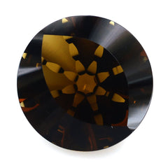 WHISKY QUARTZ EYE CUT ROUND (DES#89) 13MM 6.77 Cts.