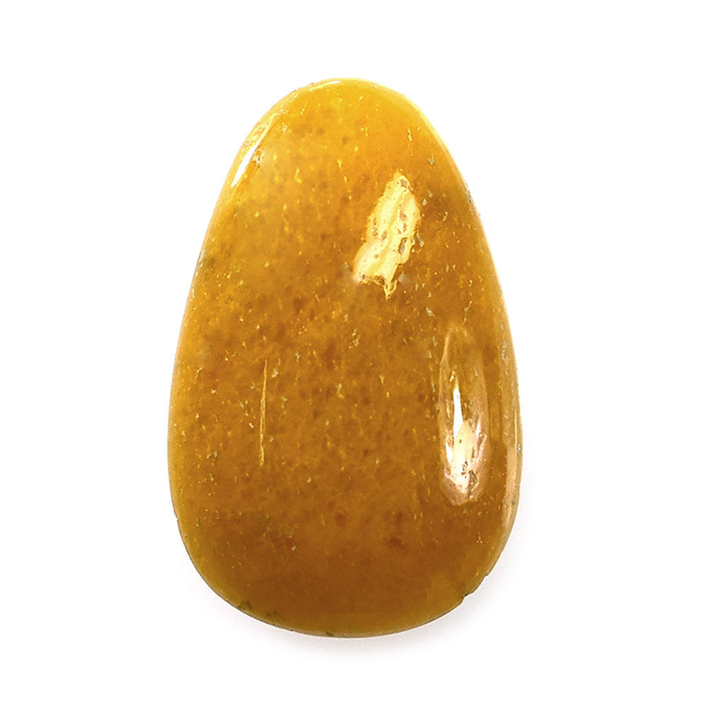 YELLOW AVENTURINE PLAIN FANCY CAB 11X9.80MM 5.38 Cts.