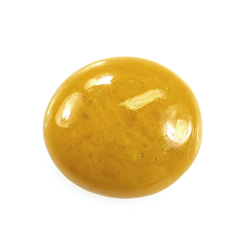 YELLOW AVENTURINE PLAIN LENTIL PEARISH 13.50X8.50MM 3.77 Cts.