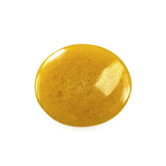 YELLOW AVENTURINE PLAIN LENTIL PEARISH 13.50X8.50MM 3.77 Cts.