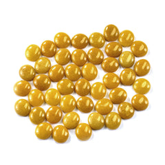 YELLOW AVENTURINE PLAIN LENTIL PEARISH 13.50X8.50MM 3.77 Cts.
