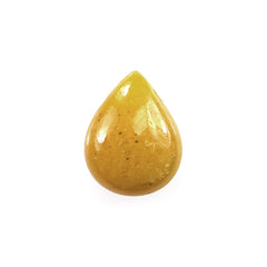 YELLOW AVENTURINE PLAIN LENTIL PEAR 7.50X6MM 0.94 Cts.