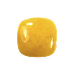 YELLOW AVENTURINE PLAIN LENTIL CUSHION 10X10MM 3.76 Cts.