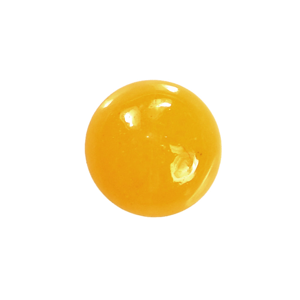 YELLOW AVENTURINE PLAIN LENTIL ROUND (AAA/CLEAN) 5.00X5.00 MM 0.58 CTS